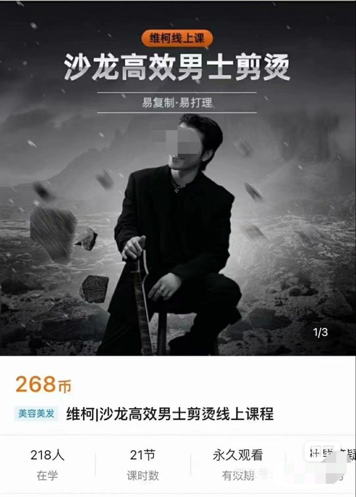 维柯沙龙高效男士剪烫线上课程 21节完整课程-蚂蚁汇资源分享项目网