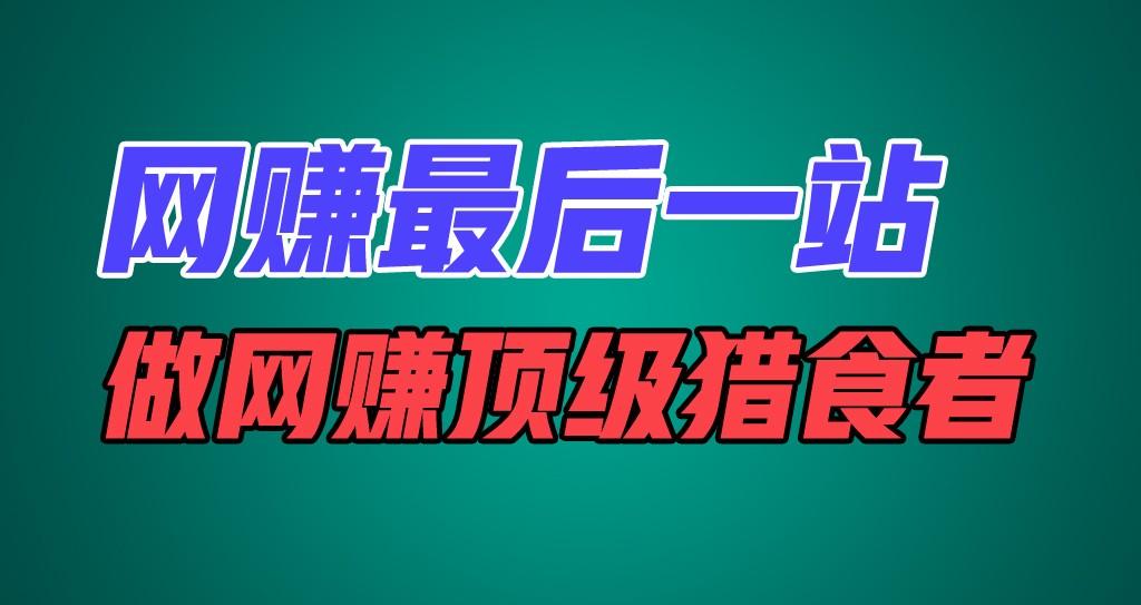 网赚最后一站，卖项目，做网赚顶级猎食者-蚂蚁汇资源分享项目网