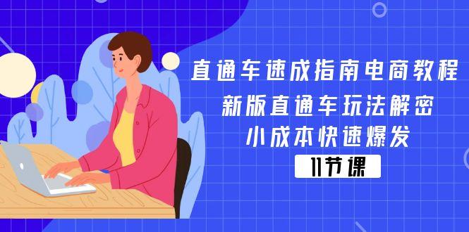 直通车 速成指南电商教程：新版直通车玩法解密，小成本快速爆发(11节-蚂蚁汇资源分享项目网