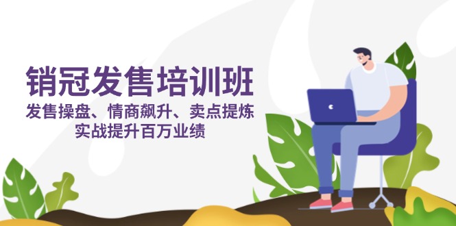 销冠 发售培训班：发售 操盘+情商 飙升+卖点 提炼，实战提升百万业绩-蚂蚁汇资源分享项目网