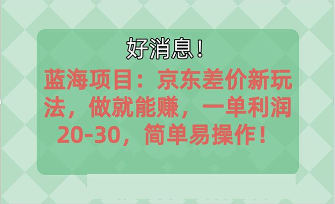 越早知道越能赚到钱的蓝海项目：京东大平台操作，一单利润20-30，简单…-蚂蚁汇资源分享项目网