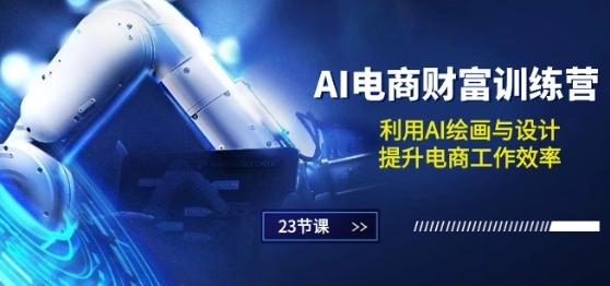 AI电商-财富训练营：利用AI绘画与设计，提升电商工作效率(23节课)-蚂蚁汇资源分享项目网