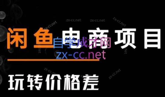亿创繁星·闲鱼电商项目(玩转价格差)-蚂蚁汇资源分享项目网
