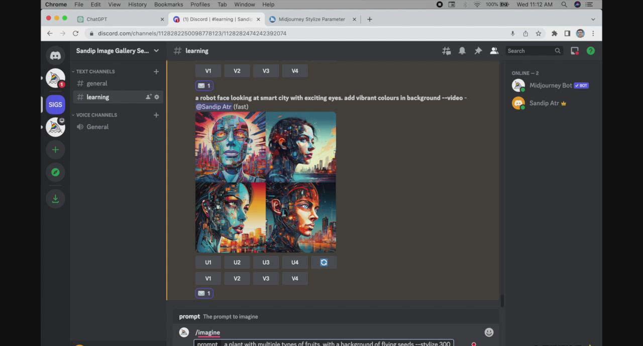图片[2]-ChatGPT4 和 MidJourney AI 绘画聊天革命性指南教程-33节视频课-中英字幕-蚂蚁汇资源分享项目网