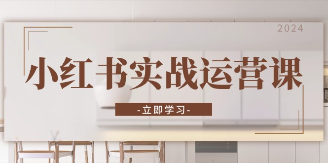 小红书实战运营课：从开通店铺到直播话术，打造爆款笔记与高效直播-蚂蚁汇资源分享项目网