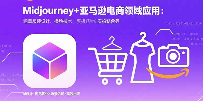 Midjourney+电商领域商业应用：涵盖服装设计、换脸技术、实拍结合等-蚂蚁汇资源分享项目网
