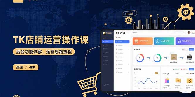 TK店铺运营实操课：后台功能详解，商品上架流程，运营思路拆解-蚂蚁汇资源分享项目网