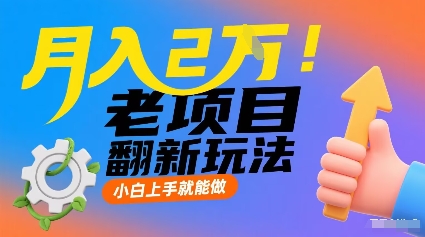 月入2W！老项目翻新玩法，小白上手就能做，非常容易上手-蚂蚁汇资源分享项目网