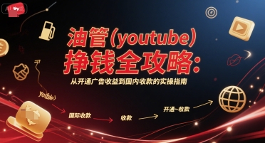 油管(youtube)挣钱全攻略：从开通广告收益到国内收款的实操指南(更新)-蚂蚁汇资源分享项目网