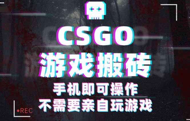 CSGO游戏挂机捡漏，单日扫货500+，年底小高峰上车可吃肉，手机即可操作…-蚂蚁汇资源分享项目网