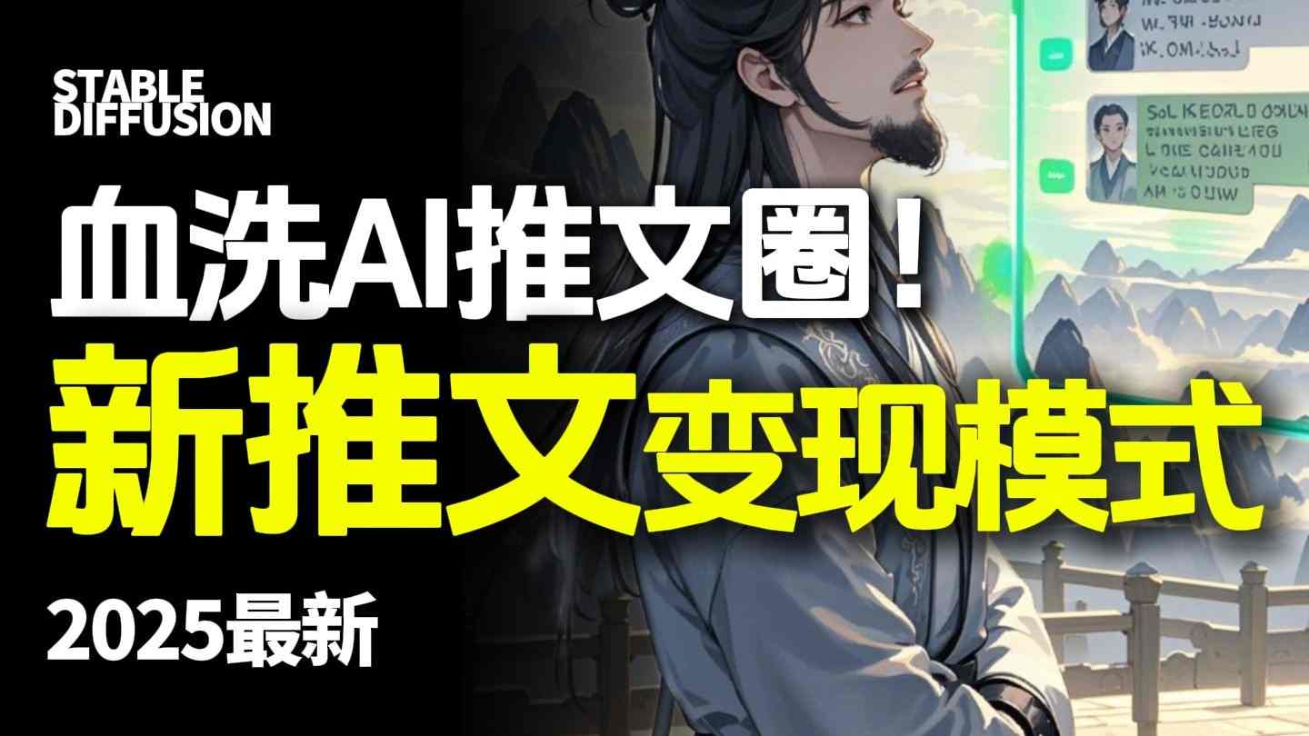 最新AI动态电影漫画小说推文，全流程实操教学，小白也能月入1W+-蚂蚁汇资源分享项目网