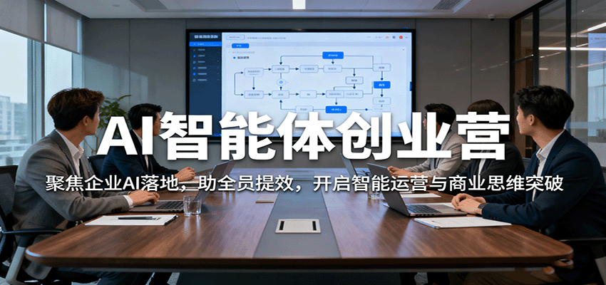 AI智能体创业营：聚焦企业AI落地，助全员提效，开启智能运营与商业思维突破-蚂蚁汇资源分享项目网