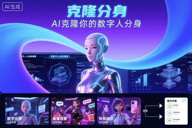 AI数字人认知实操课，克隆你的数字人分身-蚂蚁汇资源分享项目网
