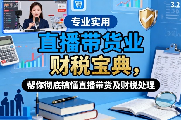 直播带货业财税宝典，帮你彻底搞懂直播带货及财税处理-蚂蚁汇资源分享项目网