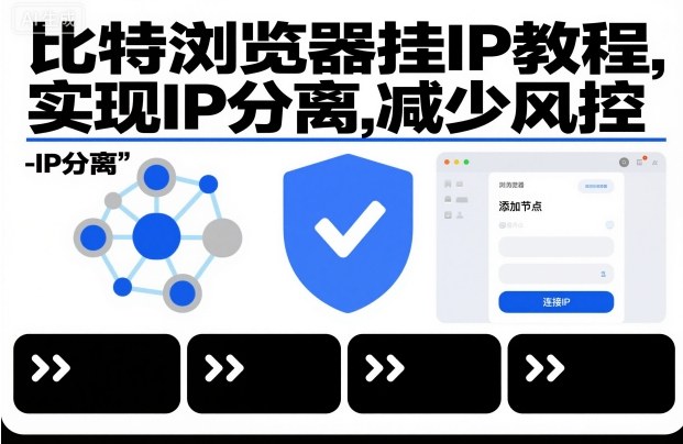 比特浏览器挂IP教程，实现IP分离，减少风控-蚂蚁汇资源分享项目网
