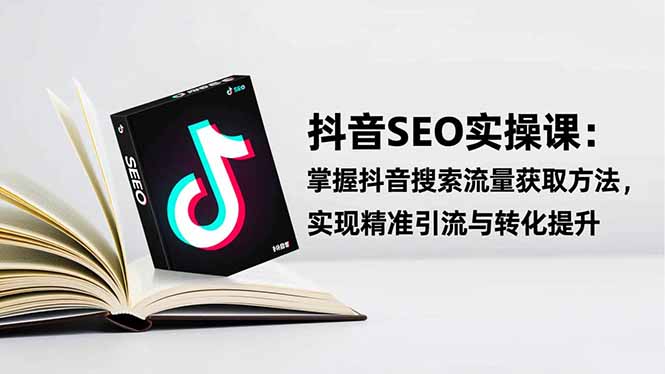抖音SEO实战引流课：掌握抖音搜索流量获取方法，实现精准引流与转化提升-蚂蚁汇资源分享项目网