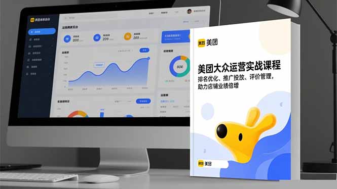 美团大众运营实战课程，排名优化、推广投放、评价管理，助力店铺业绩倍增-蚂蚁汇资源分享项目网