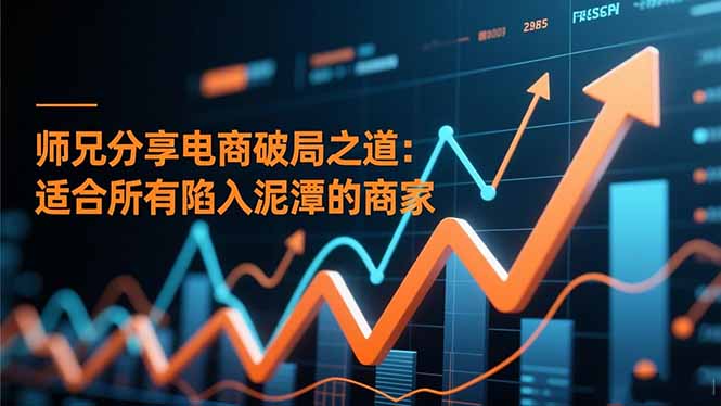 师兄分享电商破局之道：适合所有陷入泥潭的商家-蚂蚁汇资源分享项目网