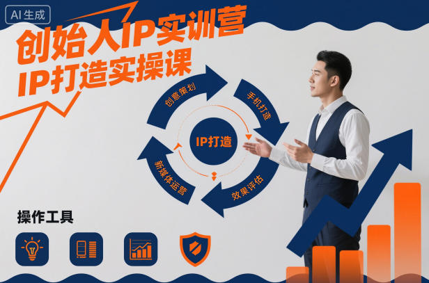 创始人IP实训营，IP打造实操课-蚂蚁汇资源分享项目网