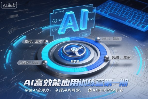 AI高效能应用训练营第一期，学会AI应用力，从提问到驾驭，做AI时代的领航者-蚂蚁汇资源分享项目网