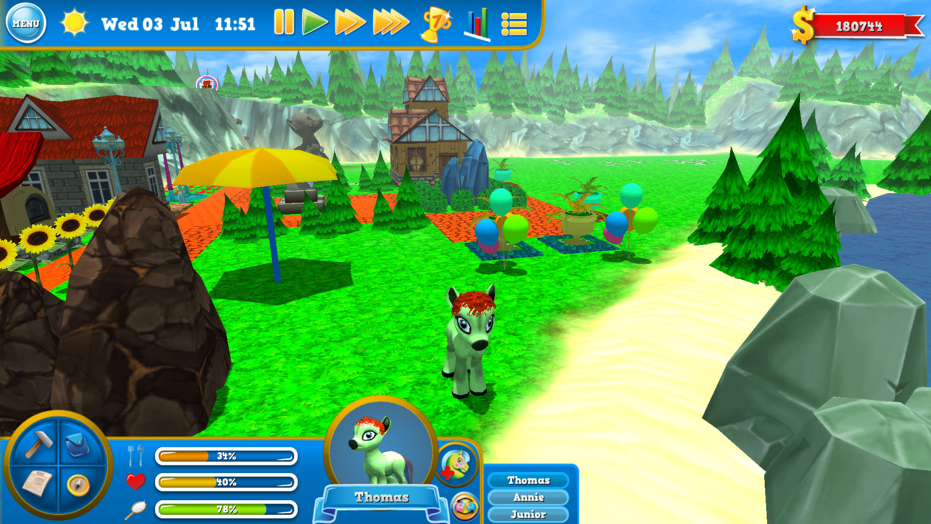 《小马世界3 Pony World 3》Switch英文版NSP下载-蚂蚁汇资源分享项目网