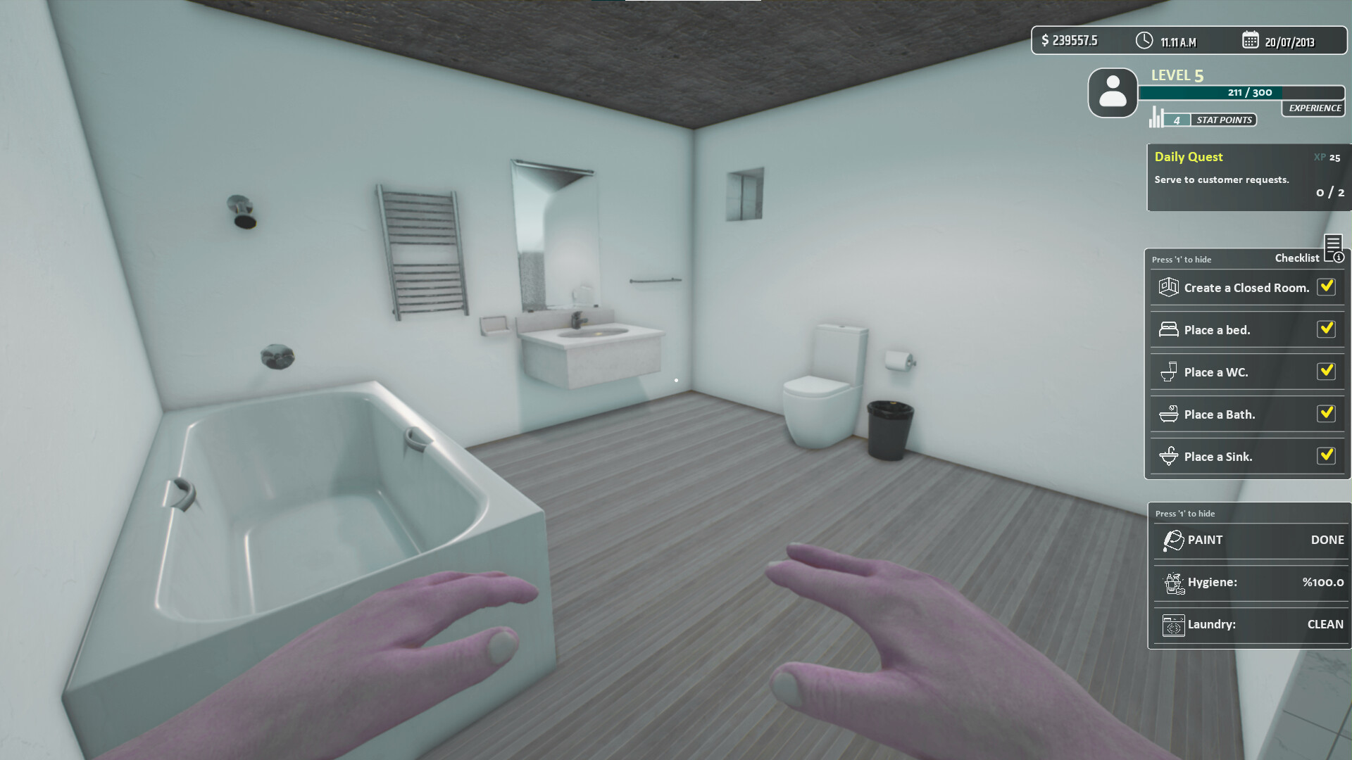《酒店老板模拟器/Hotel Owner Simulator》PC中文版下载-含Build.18948595-蚂蚁汇资源分享项目网