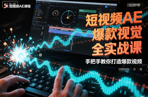 短视频AE爆款视觉全实战课，手把手教你打造爆款视频-蚂蚁汇资源分享项目网