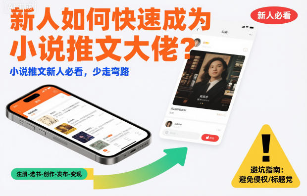新人如何快速成为小说推文大佬？小说推文新人必看，少走弯路-蚂蚁汇资源分享项目网