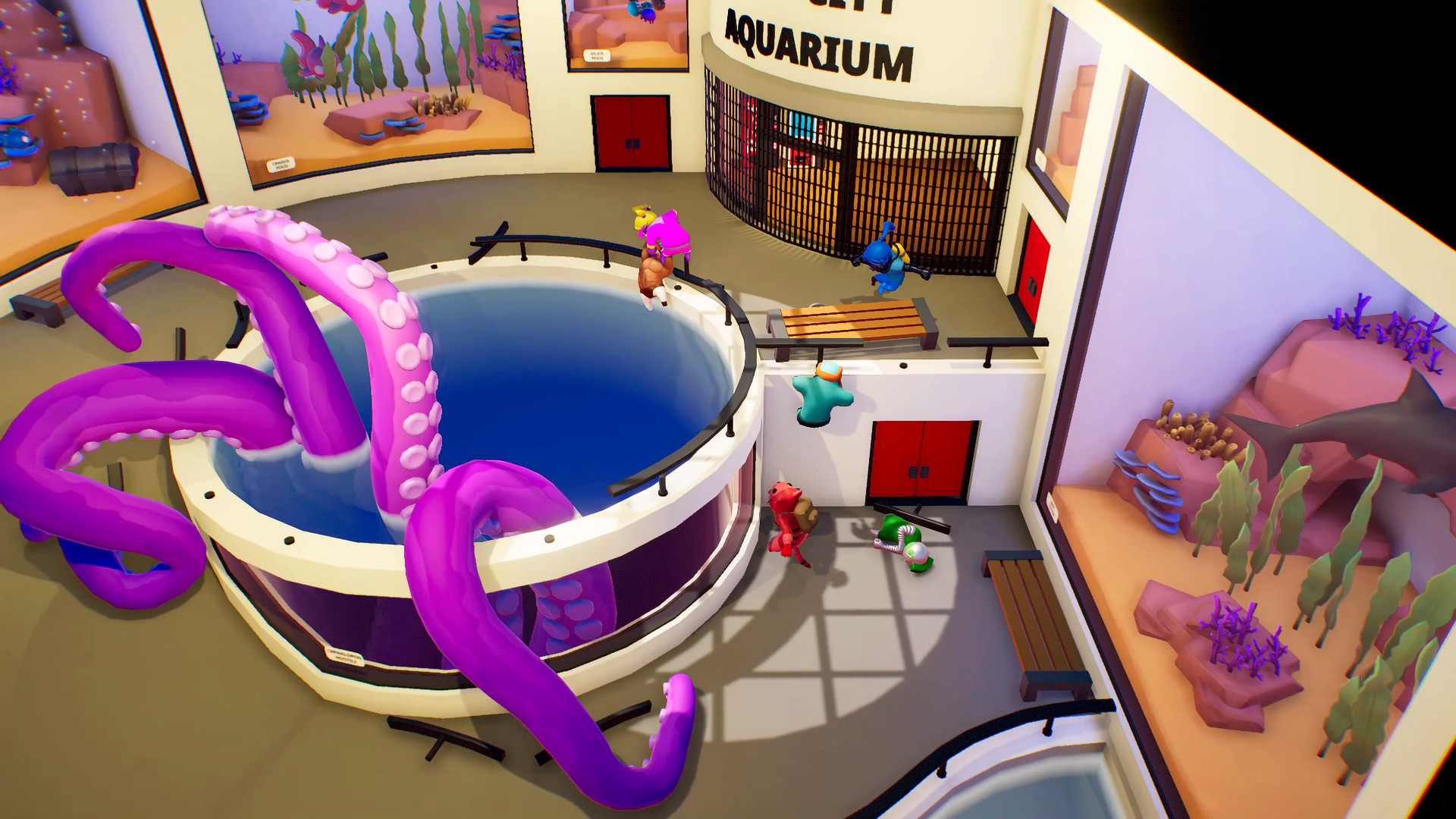 《萌萌小人大乱斗 Gang Beasts》Switch中文版NSZ下载 – 含1.28.0补丁-蚂蚁汇资源分享项目网