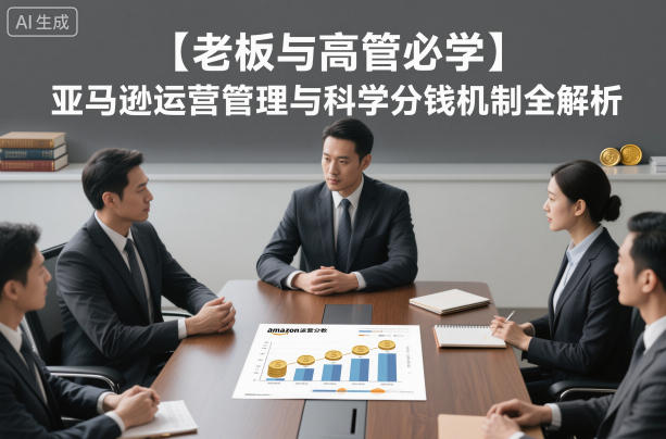 【老板与高管必学】亚马逊运营管理与科学分钱机制全解析-蚂蚁汇资源分享项目网