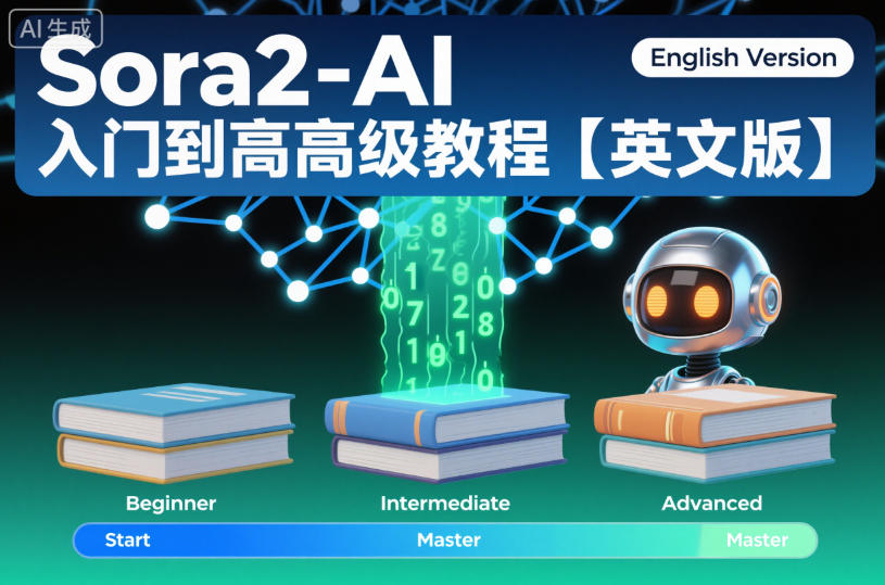 Sora2-AI入门到高级教程【英文版】-蚂蚁汇资源分享项目网