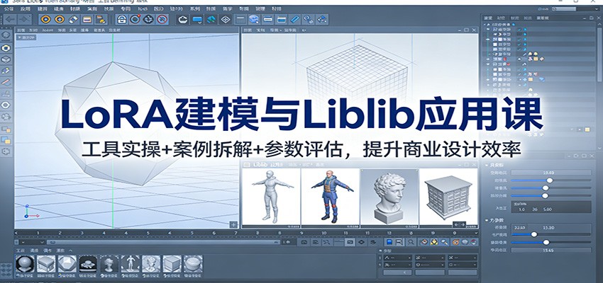 LoRA建模与Liblib应用课：工具实操+案例拆解+参数评估，提升商业设计效率-蚂蚁汇资源分享项目网