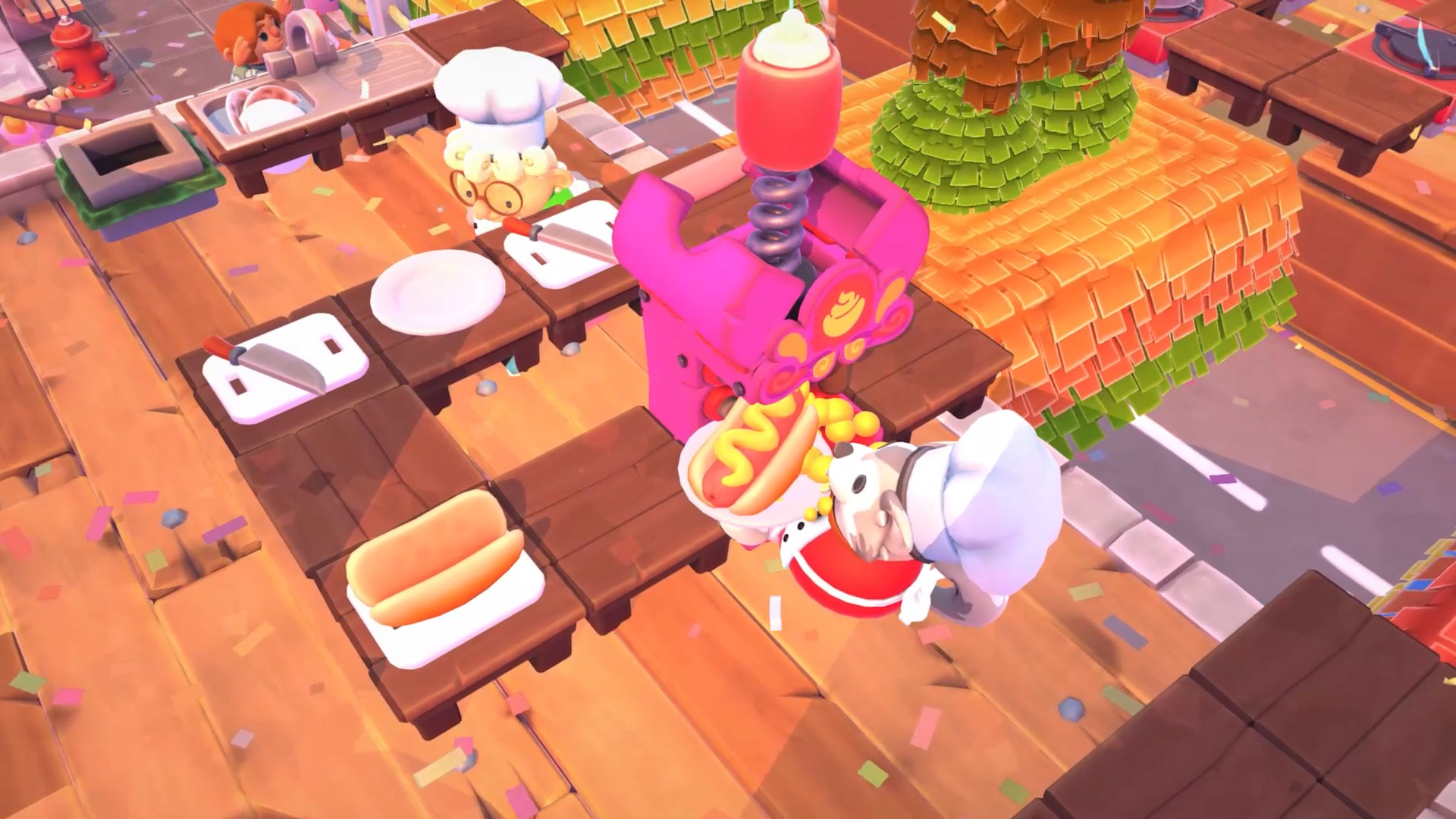 《煮糊了2 分手厨房2 Overcooked2》Switch美版中文版NSP下载 – 含1.0.19补丁+5DLC-蚂蚁汇资源分享项目网