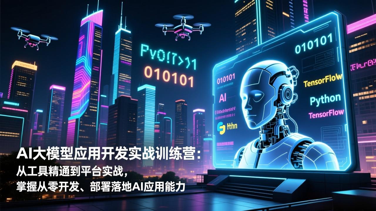 AI大模型应用开发实战训练营：从工具精通到平台实战，掌握从零开发、部署落地AI应用能力-蚂蚁汇资源分享项目网