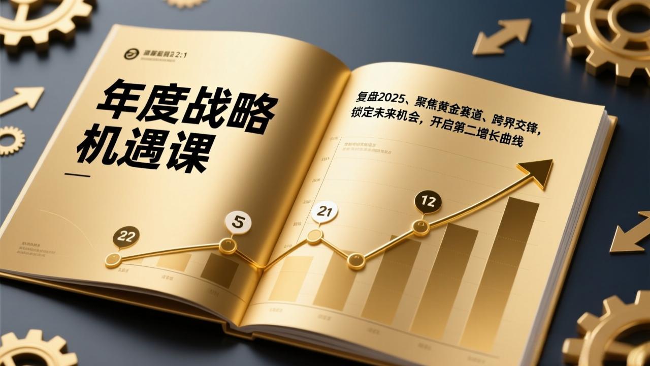 年度战略机遇课，复盘2025、聚焦黄金赛道、跨界交锋，锁定未来机会，开启第二增长曲线-蚂蚁汇资源分享项目网
