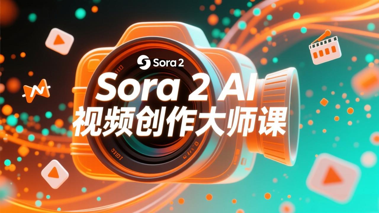 如何利用Sora 2创建流行AI人工智能视频大师班教程：掌握创作全流程，产出百万播放内容-蚂蚁汇资源分享项目网