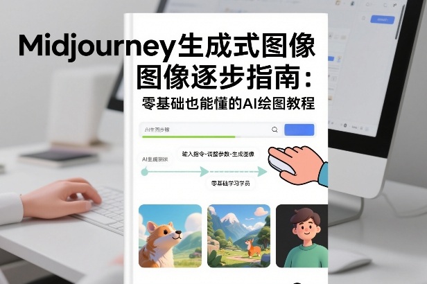 Midjourney生成式图像逐步指南：零基础也能懂的AI绘图教程-蚂蚁汇资源分享项目网