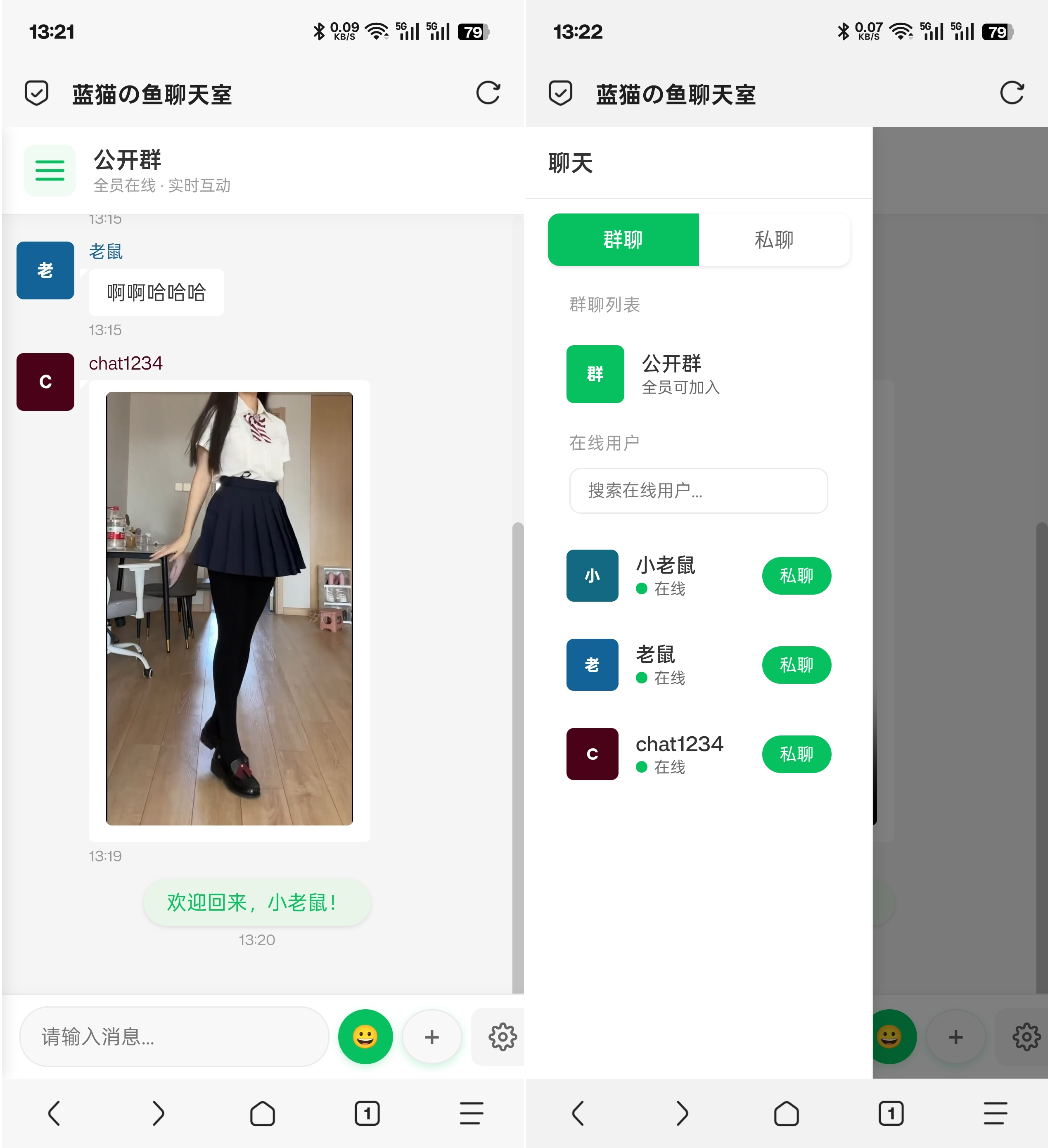 PHP实时消息聊天室源码 PHP+WebSocket-蚂蚁汇资源分享项目网