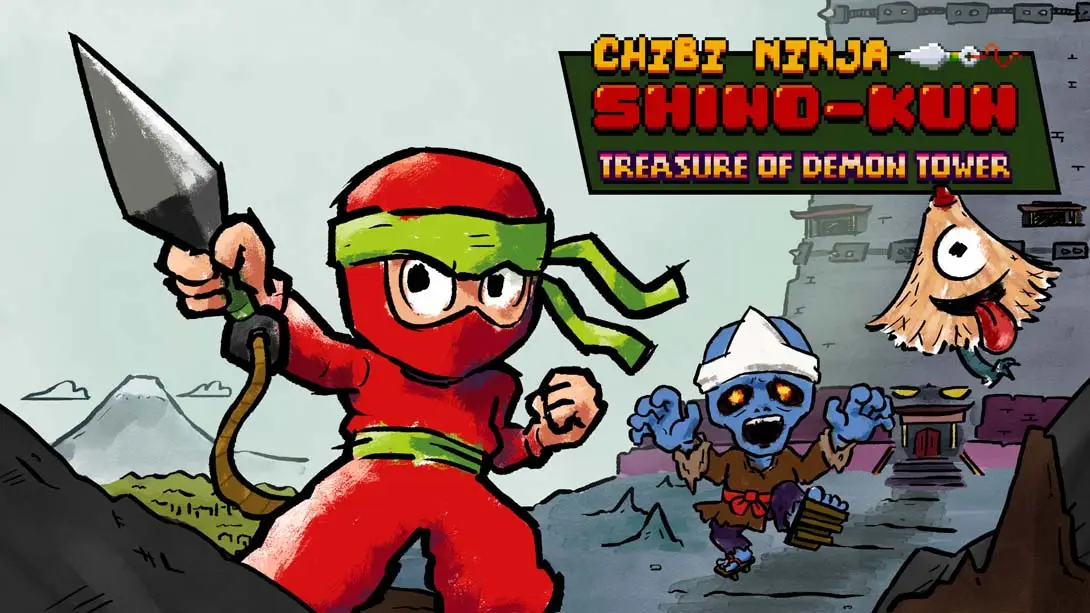 【美版】小忍者志乃君：魔塔宝藏 .Chibi Ninja Shino-kun Treasure of Demon Tower 英语-蚂蚁汇资源分享项目网