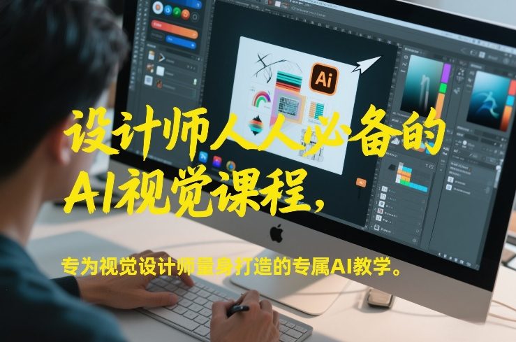 设计师人人必备的AI视觉课程，专为视觉设计师量身打造的专属AI教学-蚂蚁汇资源分享项目网