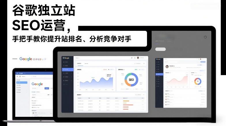 谷歌独立站SEO运营，手把手教你提升网站排名、分析竞争对手(更新2026)-蚂蚁汇资源分享项目网