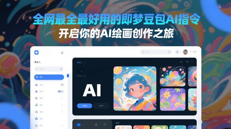 全网最全最好用的即梦豆包AI指令，开启你的AI绘画创作之旅-蚂蚁汇资源分享项目网