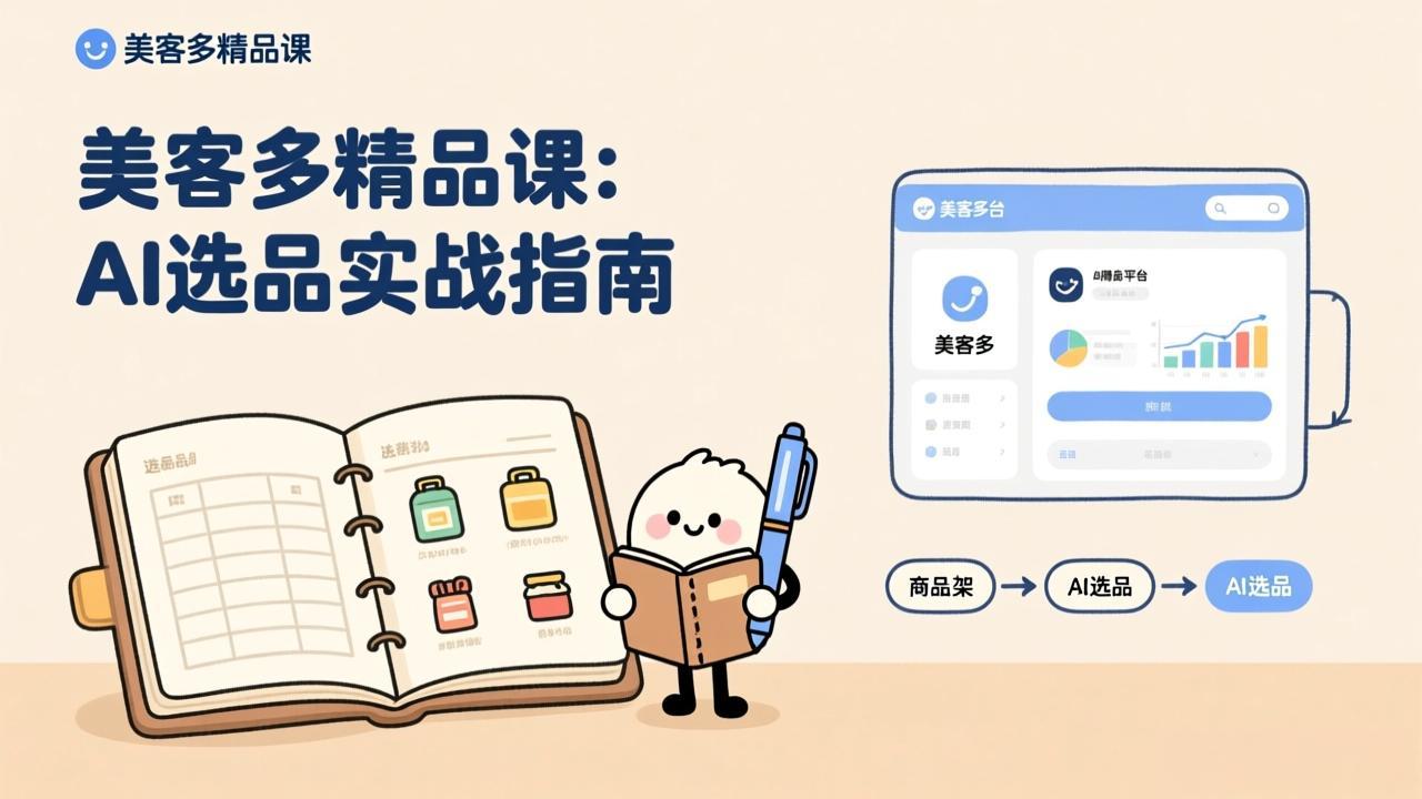 AI+美客多精品课，工具实操、数据选品、AI优化，新手也能快速上手，月入5000+美元-蚂蚁汇资源分享项目网
