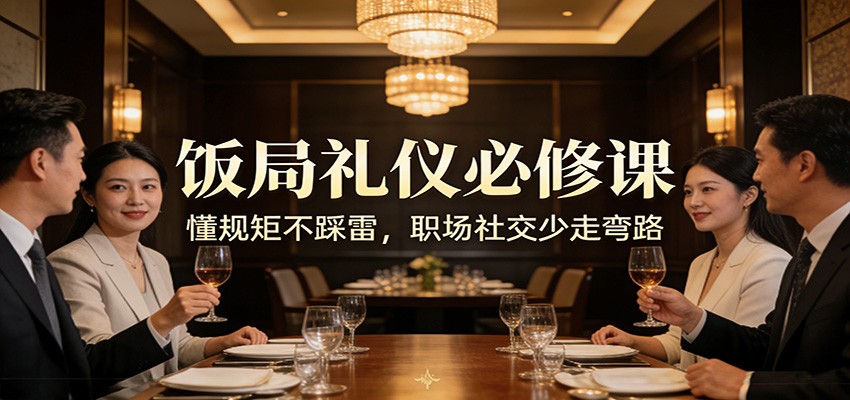 公众号收费文章：《饭局礼仪必修课：懂规矩不踩雷，职场社交少走弯路》-蚂蚁汇资源分享项目网