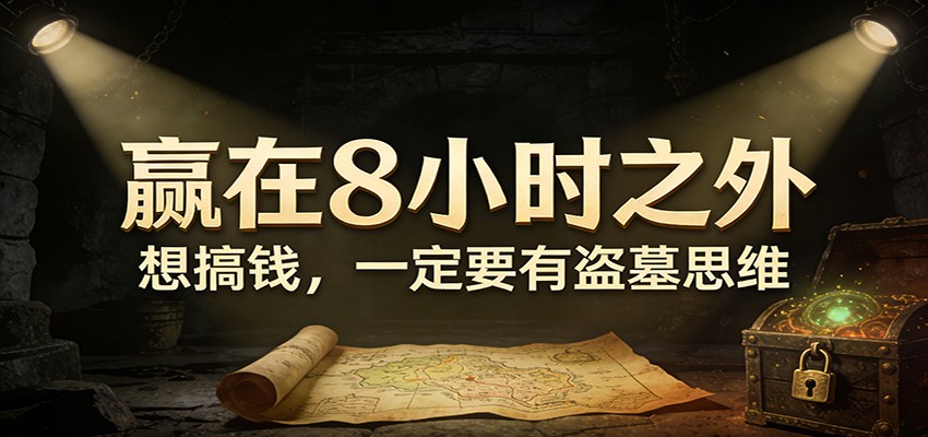 公众号付费文章《赢在8小时之外，想搞钱，一定要有盗墓思维》-蚂蚁汇资源分享项目网