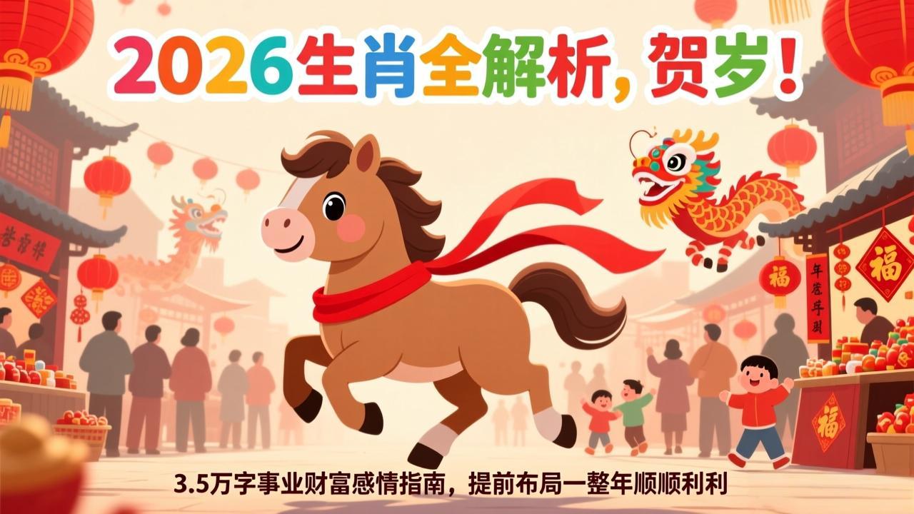 付费文章：贺岁！2026生肖全解析，3.5万字事业财富感情指南，提前布局一整年顺顺利利-蚂蚁汇资源分享项目网