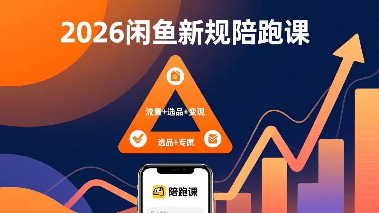 2026闲鱼高阶陪跑课全新上线，带你吃透新规玩转选品流量，从零搭建稳定变现盈利体系-蚂蚁汇资源分享项目网