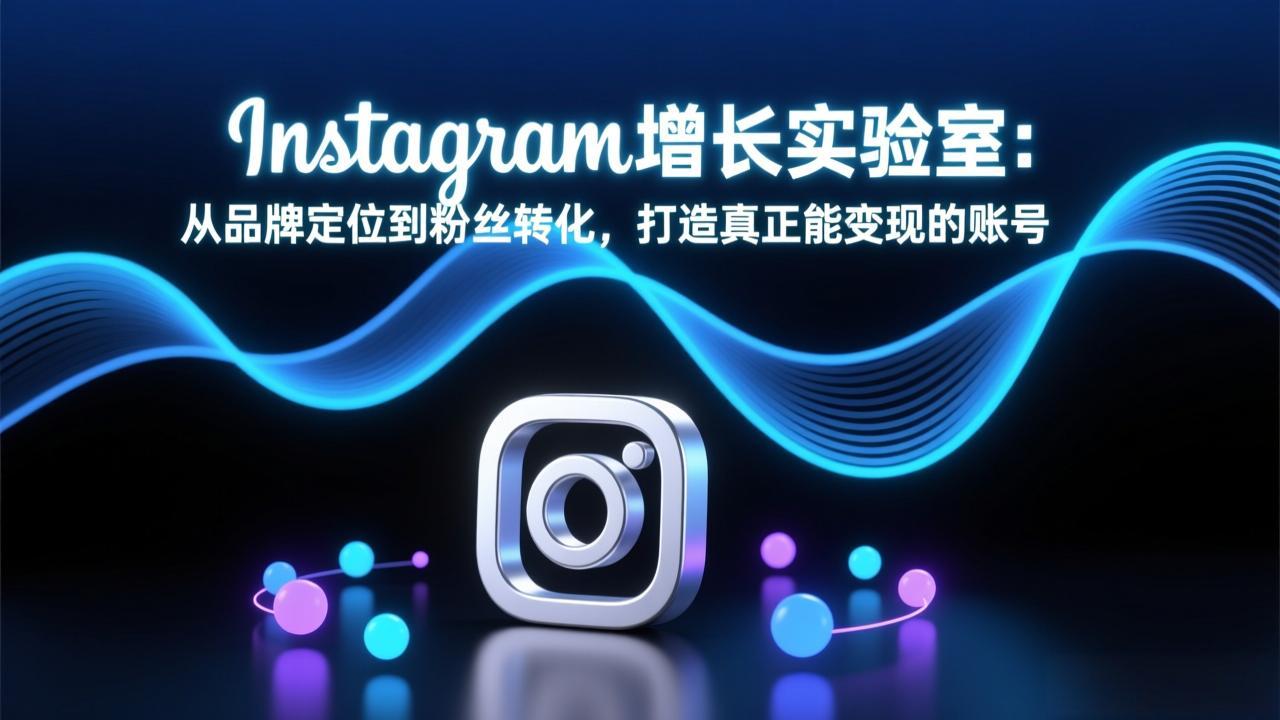 Instagram增长实验室：从品牌定位到粉丝转化，打造真正能变现的账号-蚂蚁汇资源分享项目网