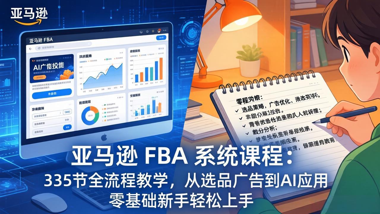 亚马逊 FBA 系统课程(更新26年3月-蚂蚁汇资源分享项目网