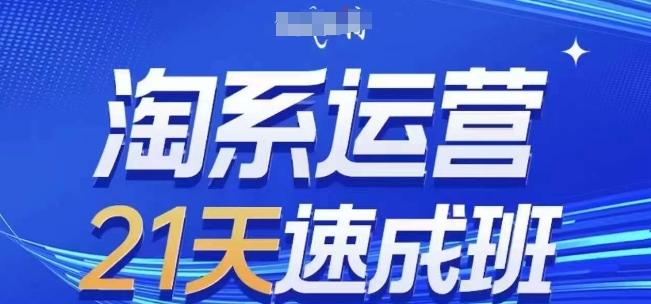 淘系运营21天速成班(更新24年6月)，0基础轻松搞定淘系运营，不做假把式-蚂蚁汇资源分享项目网